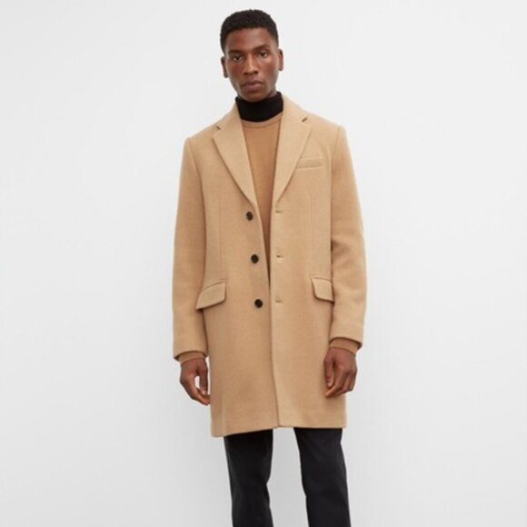 Club Monaco Men's Camel Peacoat - Picture 1 of 8